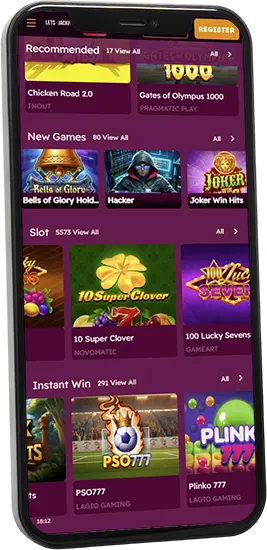 Download LetsJackpot Casino voor Android en iPhone